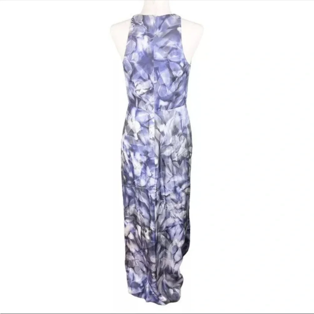 BANANA REPUBLIC x PIECE & CO - SILK SLEEVELESS LONG BLUE DRESS 4